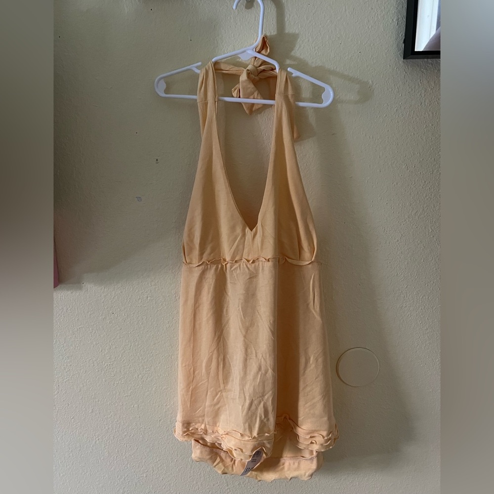 Yellow Halter Top